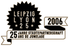 Logo 25 Jahre Städtepartnerschaft Leipzig – Lyon